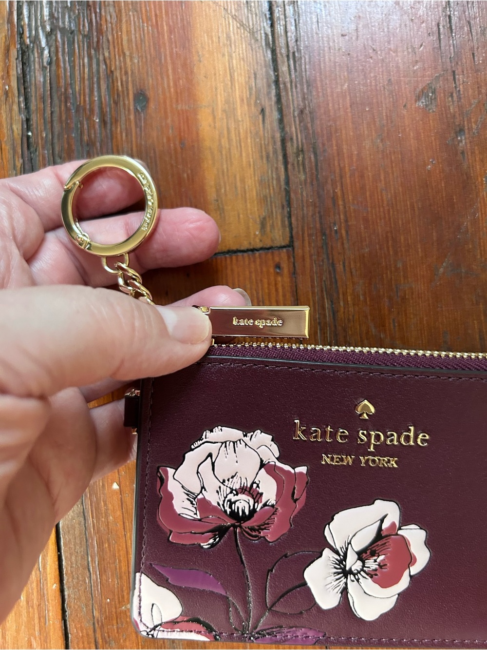 kate spade Floral Key Ring Card Holder - Picture 6 of 13